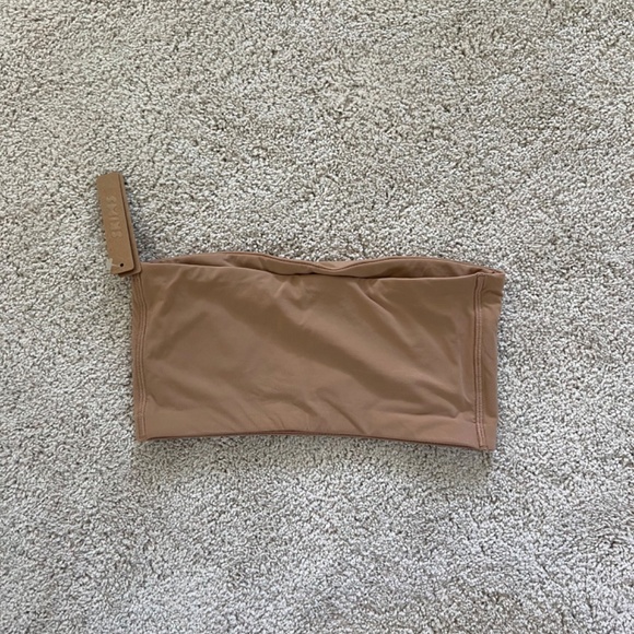 New Skims Bandeau Bra Ochre Size S - Picture 2 of 4